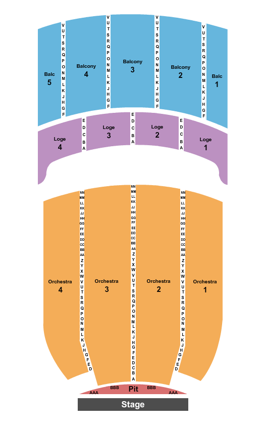 Akron Civic Theatre Chris Young Seating Chart